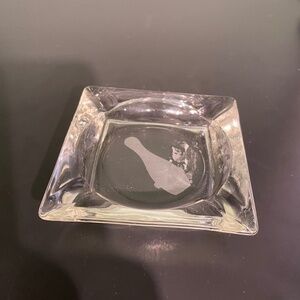Glass Ashtray - bowling pin